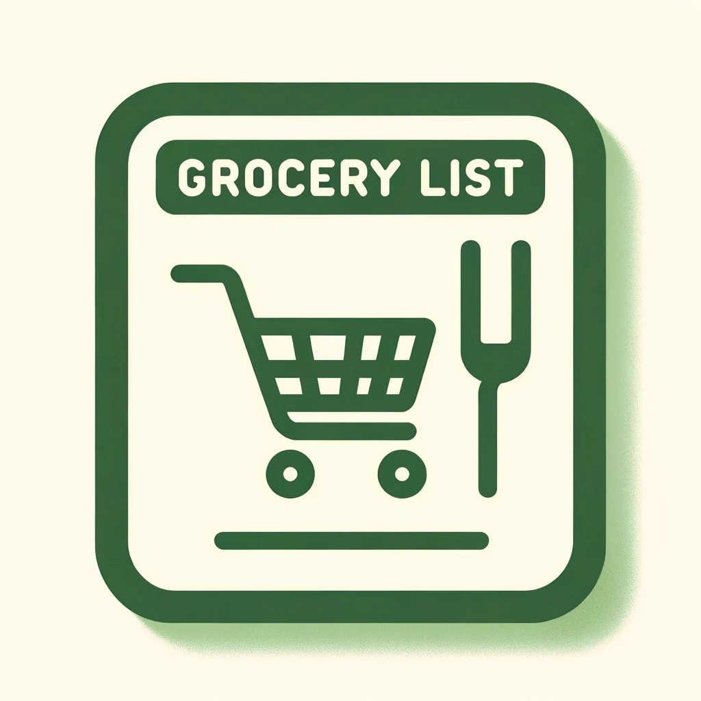 add recipes to your grocery list for in store shopping