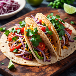 Smoky Pork Tacos with Avocado Corn Salad